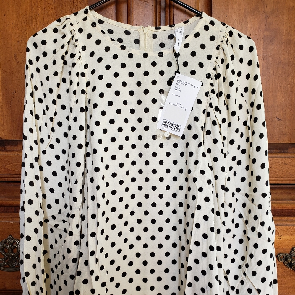 MANGO women's flowy top